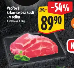 Albert Vepřová krkovice bez kosti - v celku nabídka