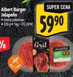 Albert Albert Burger Jalapeño nabídka