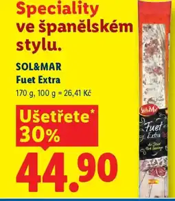 Lidl SOL&MAR Fuet Extra nabídka