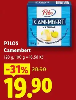 Lidl PILOS Camembert nabídka