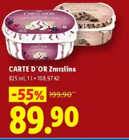 Lidl CARTE D'OR Zmrzlina nabídka