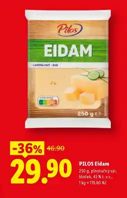Lidl PILOS Eidam nabídka