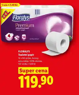 Lidl FLORALYS Toaletní papír nabídka