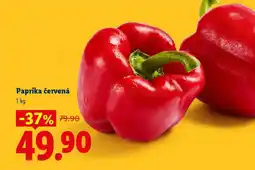 Lidl Paprika červená nabídka