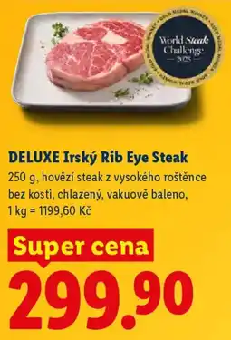 Lidl DELUXE Irský Rib Eye Steak nabídka