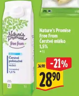 Albert Nature’s Promise Free from Čerstvé mléko nabídka