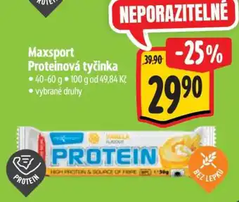 Albert Maxsport Proteinová tyčinka nabídka