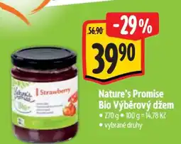 Albert Nature’s Promise Bio Výběrový džem nabídka