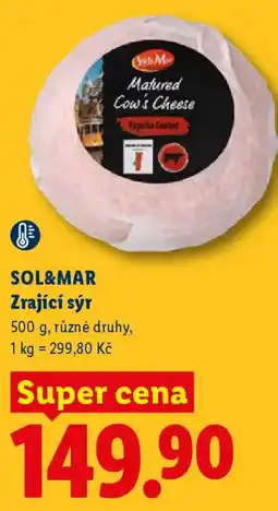Lidl SOL&MAR Zrající sýr nabídka