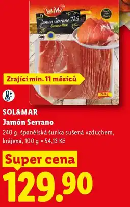 Lidl SOL&MAR Jamón Serrano nabídka