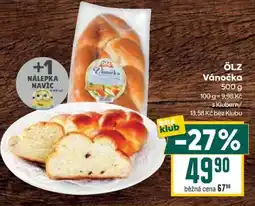 Billa Ölz Vánočka 500 g nabídka