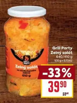 Billa Grill Party Zelní salát nabídka