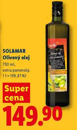 Lidl SOL&MAR Olivový olej nabídka