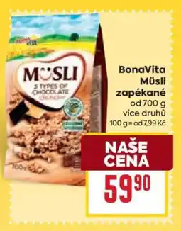 Billa BonaVita Müsli zapékané nabídka