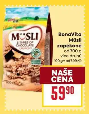 Billa BonaVita Müsli zapékané nabídka