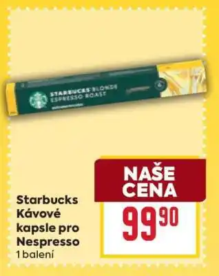 Billa Starbucks Kávové kapsle pro Nespresso nabídka