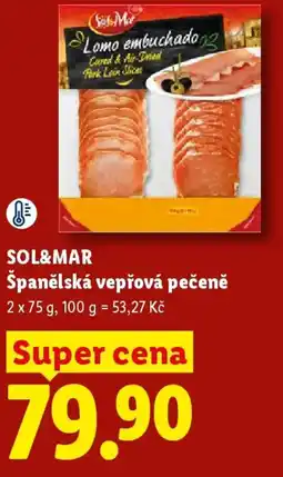 Lidl SOL&MAR Španělská vepřová pečeně nabídka