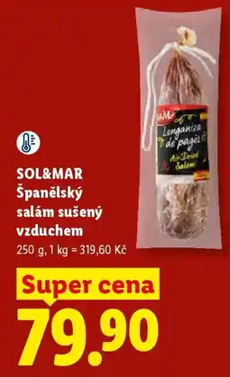 Lidl SOL&MAR Španělský salám sušený vzduchem nabídka