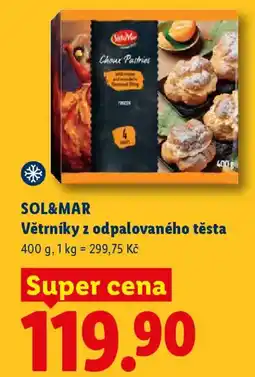 Lidl SOL&MAR Větrníky z odpalovaného těsta nabídka