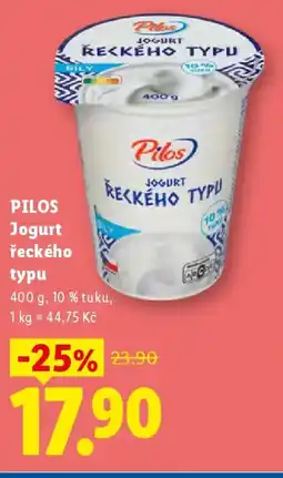 Lidl PILOS Jogurt řeckého typu nabídka