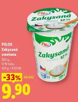 Lidl PILOS Zakysaná smetana nabídka