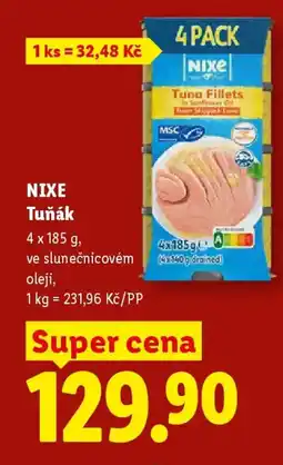 Lidl NIXE Tuňák nabídka
