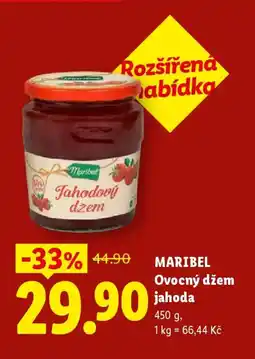 Lidl MARIBEL Ovocný džem jahoda nabídka