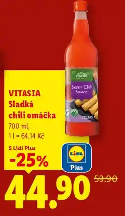 Lidl VITASIA Sladká chili omáčka nabídka
