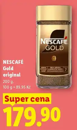 Lidl NESCAFÉ Gold original nabídka