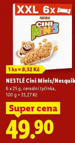 Lidl NESTLÉ Cini Minis/Nesquik nabídka