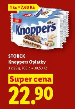 Lidl STORCK Knoppers Oplatky nabídka