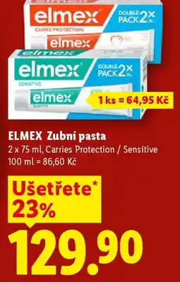 Lidl ELMEX Zubní pasta nabídka