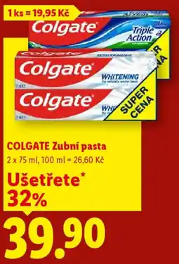 Lidl COLGATE Zubní pasta nabídka