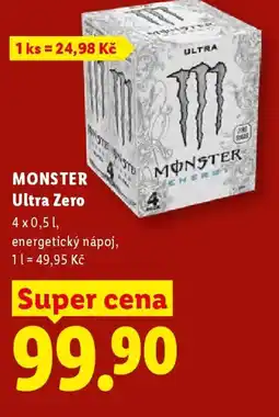Lidl MONSTER Ultra Zero nabídka