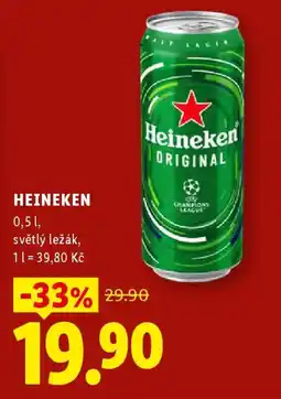 Lidl HEINEKEN nabídka