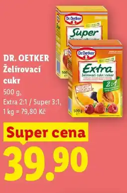 Lidl DR. OETKER Želírovací cukr nabídka