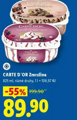 Lidl CARTE D'OR Zmrzlina nabídka