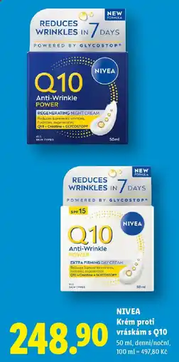 Lidl NIVEA Krém proti vráskám s Q10 nabídka