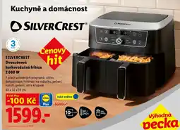 Lidl SILVERCREST Dvouzónová horkovzdušná fritéza 2600 W nabídka