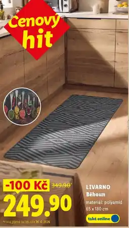 Lidl LIVARNO Běhoun nabídka