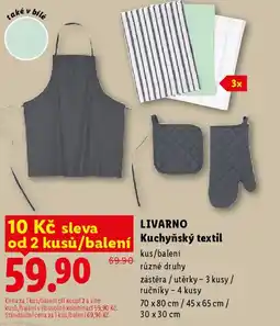 Lidl LIVARNO Kuchyňský textil nabídka