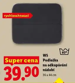 Lidl W5 Podložka na odkapávání nádobí nabídka