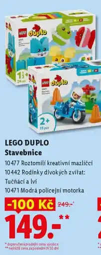 Lidl LEGO DUPLO Stavebnice nabídka