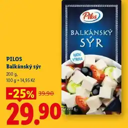 Lidl PILOS Balkánský sýr nabídka