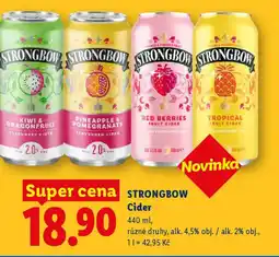Lidl STRONGBOW Cider nabídka