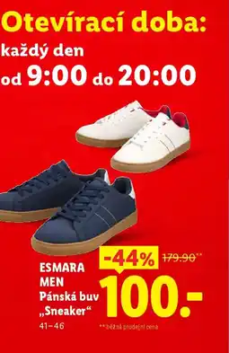 Lidl ESMARA MEN Pánská buv ,Sneaker" nabídka