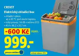 Lidl CRIVIT Elektrický chladicí box nabídka