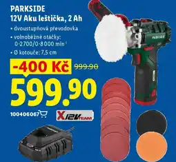 Lidl PARKSIDE 12V Aku leštička, 2 Ah nabídka