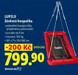 Lidl LUPILU Závěsná houpačka nabídka