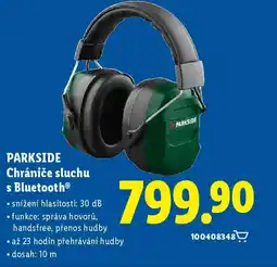 Lidl PARKSIDE Chrániče sluchu s Bluetooth nabídka